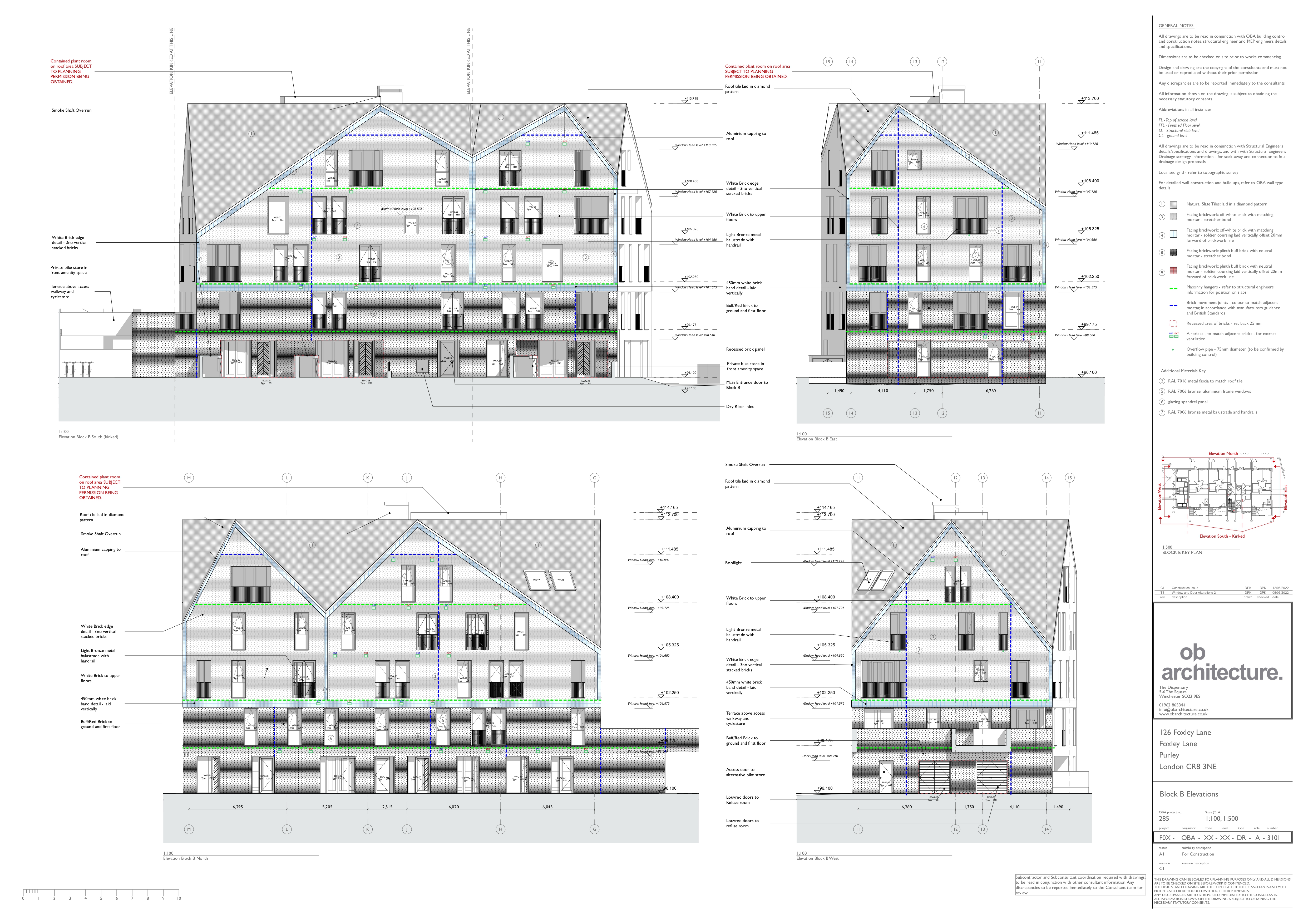 Foxley Lane  Elevations